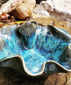 Freeform Textured Bowl