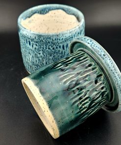 Alternative view of Butter Crock-Spotted Blue