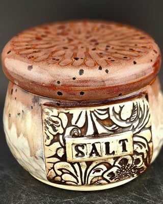Salt Cellar-Creamy Plum