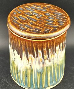 Butter Crock- Fossil Brown