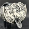 Self Draining Sponge Holder-Black and White